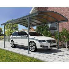 Amazon Com Palram Vitoria 5000 Carport Bronze Patio Lawn Garden Pergola Carport Patio Pergola Canopy