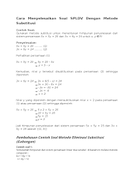 Maybe you would like to learn more about one of these? Soal Cerita Spldv Kelas 8 Cara Golden