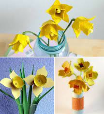 Osterhasen, küken, ostereier und noch viel mehr. Blumen Aus Eierkartons Selber Machen Eierkarton Basteln Blume Osterbasteln Eierkarton Eierkarton Basteln