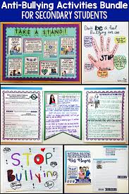 Anti Bullying Resources Bundle For Secondary Students Bullying Activities Anti Bullying Activities Bullying Resources