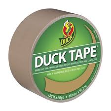 Duck Brand 283264 Color Duct Tape Beige 1 88 Inches X 20