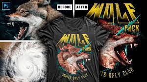 Effortless basics and iconic fashion favorites for women, men and kids. Vintage Wolf Pack Design In Photoshop T Shirt Design Series Ep 13 Youtube