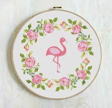 • now you can see your.pdf pattern on the screen in your browser, download it, or have it emailed to you. Elcrossstitch On Twitter Flamingo Wreath Cross Stitch Pattern Floral Wreath Pink Flamingo Spring Wreath Summer Wreath Https T Co Enwh2wbnrq Https T Co E1ae03acr2