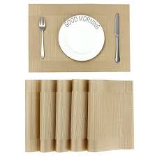 lot de 6 sets de table cuisine en pvc sets de table antiderapant lavable resiste a la chaleur rectangulaire 45 30 cm set de table v home decor decor tableware