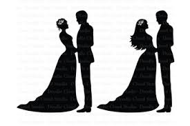 Download Wedding Svg Bride And Groom Svg Wedding Couple Wedding Clipart