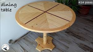 How To Make A Round Dining Table Ahsap Yuvarlak Masa Yapimi Youtube In 2020 Round Dining Table Dining Table Table