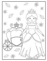 Tolle Malvorlage Prinzessin | Kostenlose Ausmalbilder