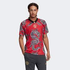 Manchester united marcus rashford #10 3rd trikot 2019/20 kurzarm | fussballeshop.com. Adidas Manchester United Cny Trikot Rot Adidas Austria