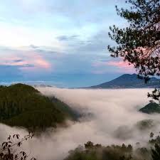 Sunrise And Fog Tebing Keraton Bandung Indonesia Sunrise Nature Natural Landmarks