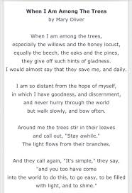 When I Am Among The Trees Mary Oliver Poems Mary Oliver Mary Oliver Quotes
