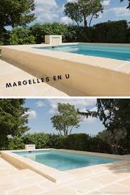 Margelles En U Pour Piscine Semi Enterree Decoration Piscine Piscines Modernes Piscine