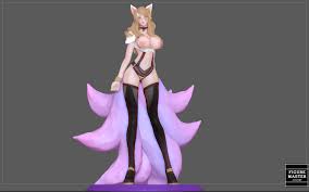 3D file AHRI SEXY NAKED NUDE HENTAI NAUGHTY LEAGUE OF LEGENDS GAME FEMALE  CHARACTER GIRL 3D PRINT 🫦・Template to download and 3D print・Cults