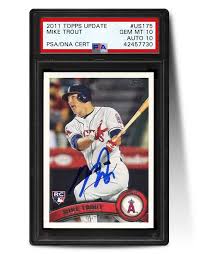 In terms of value, auction prices continue to show that cards authenticated and graded blow away the value of ungraded cards. Trading Card Grading