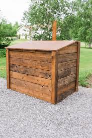 Free diy wood gate plans. How To Build An Outdoor Garbage Box Nikki S Plate