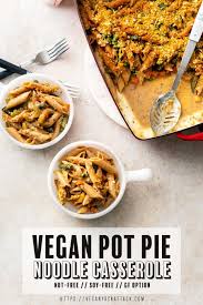Spinach & tuna noodle casserole. Vegan Potpie Noodle Casserole Vegan Yack Attack