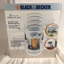 Black And Decker Jar Opener Jw400 Black Decker Lids Off Open It All Jw400 Jar Can Bottle Opener 3 In 1 Appliance Functions As Automatic Jar And Black Decker Kitchen Helper Bottle Opener