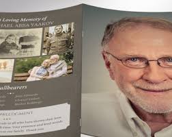 Modèle de programme funéraire rétro pour toile, en souvenir, vert pastel,  célébration de la vie, modèle de nécrologie pour homme, 8 pages, 5,5 x 8,5 