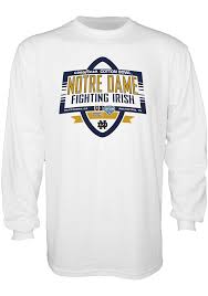 Notre Dame Fighting Irish White 2018 College Football Playoff Bound Long Sleeve T Shirt 571812