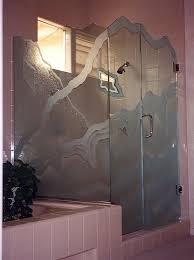 Search For Piece Sans Soucie Art Glass Etched Glass Shower Doors Glass Shower Enclosures Glass Shower