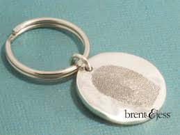 See more ideas about silver jewels, silver, silver jewelry. Handmade Sterling Silver Fingerprint Keychain Brent Jess Fingerprint Jewelry Made With Your Fingerprints