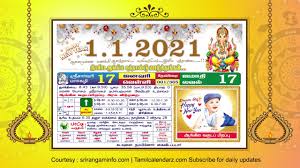 Tamil daily calendar 2021 each day characteristic nall palan. New Year 2021 Today Rasi Palan 1 January 2021 Tamil Calendar Youtube