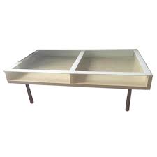 With a crisp design of clean lines, this piece is perfect for modern and contemporary aesthetics. Ikea Magiker Glass Top Coffee Table Aptdeco