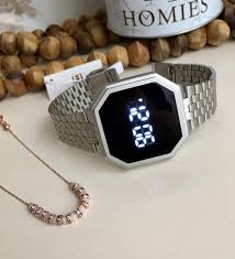 Homies Bayan Kol Saati Led Gostergeli Bileklik Hediyeli Hms2019255