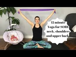 Yoga For Breastfeeding Moms With Sore Neck Shoulders And Back Youtube In 2020 Sore Neck Sore Neck And Shoulders Postpartum Yoga