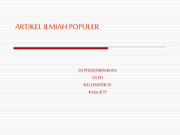 We did not find results for: Ppt Artikel Ilmiah Populer Powerpoint Presentation Free Download Id 4809856