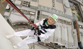 It was windy, so I swung about a bit': Doris Long, 101, breaks abseiling  record