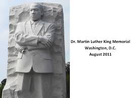 This civic center monument is dedicated to the memory of dr. Dr Martin Luther King Jr Memorial Washington D C