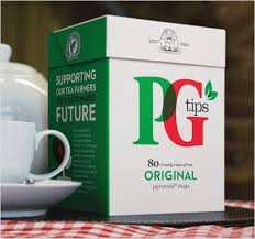 pg tips gets new logo and packaging design logo designer