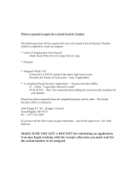 What Is Required To Apply For A Social Security Number