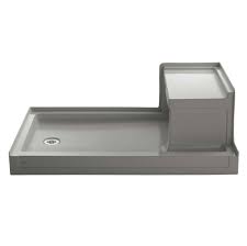 Tresham 60 X 36 Single Threshold Left Hand Drain Shower Base With Integral Right Hand Seat Acrylic Shower Base Shower Base Shower Receptors