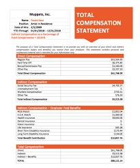 The template consists of a series of sample questions that can be easily modified to meet the needs of your organization. Browse Our Sample Of Total Compensation Statement Template For Free Statement Template Employee Benefit Statement