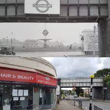 Near the intersection of upper glen st and bank st. Nw London Timemachine On Twitter The View Through The Bridge At Queensbury In 1937 To The Left Is The Estate Office For John Laing Who Built Queensbury A Reverse Andgle Shot Taken