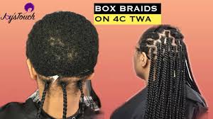 This not only is a heatless, protective style for hair dryer is a familiar item for anyone after shampooing. 7 How To Box Braids On Very Short 4c Hair Box Braids On 4c Twa Joy S Touch Youtube