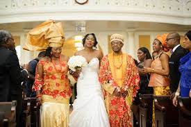 Stylish Nigerian Wedding In Baltimore Maryland Wendy Eddie Munaluchi Bride Munaluchi Bride African Wedding African Bride
