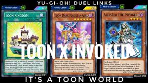 Update Toon Dark Magician Girl Deck Duel Links 2020 X Invoked Yu Gi Oh Duel Links Youtube