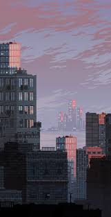 Share the best gifs now >>>. Pixel Cities 8 Bit Gif Animationen Von Waneella Hintergrund Landschaft Wallpaper Bilder Hintergrunde