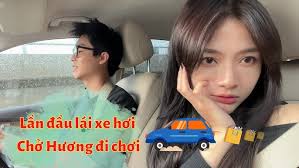 Lần đầu Huy chạy thử xe hơi chở Hương và cái kết!