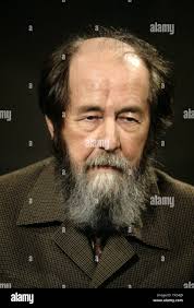 Russian dissident writer Aleksandr Solzhenitsyn