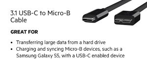 Usb type c vs micro usbdifference between usb type c vs micro usb port.explain in hindi. Belkin 3 1 Usb C To Micro B Cable Learn And Buy