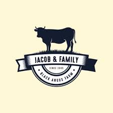 Black Angus Logo Design Template Cow Farm Logo Design Png And Vector Carnicerias Ideas Carniceria Logotipos