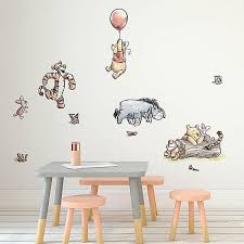 Choose from a playful range of novel wire shapes, kids' clocks, removable wall stickers, framed animal prints and peg boards bursting with colour and imagination. Disney Winnie The Pooh Wall Stickers Dunelm