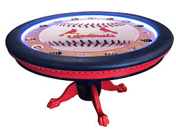 St Louis Caridals Baseball Mlb Poker Table Custom Poker Tables Poker Table Round Poker Table