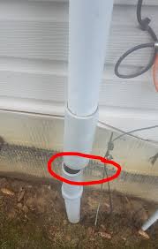 Code specified that schedule 40 pvc can be used underground, where the conduit passes through the house, or where it passes inside a lamppost. Gap In Conduit Running To Electric Meter Home Improvement Stack Exchange