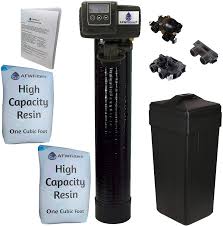 Whole House Water Softener System Fleck 5600sxt Digital Meter With 64 000 Grain Includes Bypass Valve Brine Tank With Safety Float Amazon Com