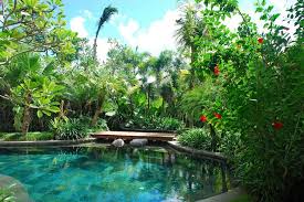 Villa Batavia Bali Bali Landscape Company Backyard Pool Landscaping Pool Landscaping Tropical Landscape Design