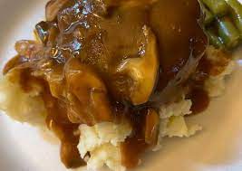 Maybe you would like to learn more about one of these? Simple Way To Prepare Award Winning Simple Salisbury Steaks Over Mashed Potatoes Simple Salisbury Steak Salisbury Steak Homemade Brown Gravy
